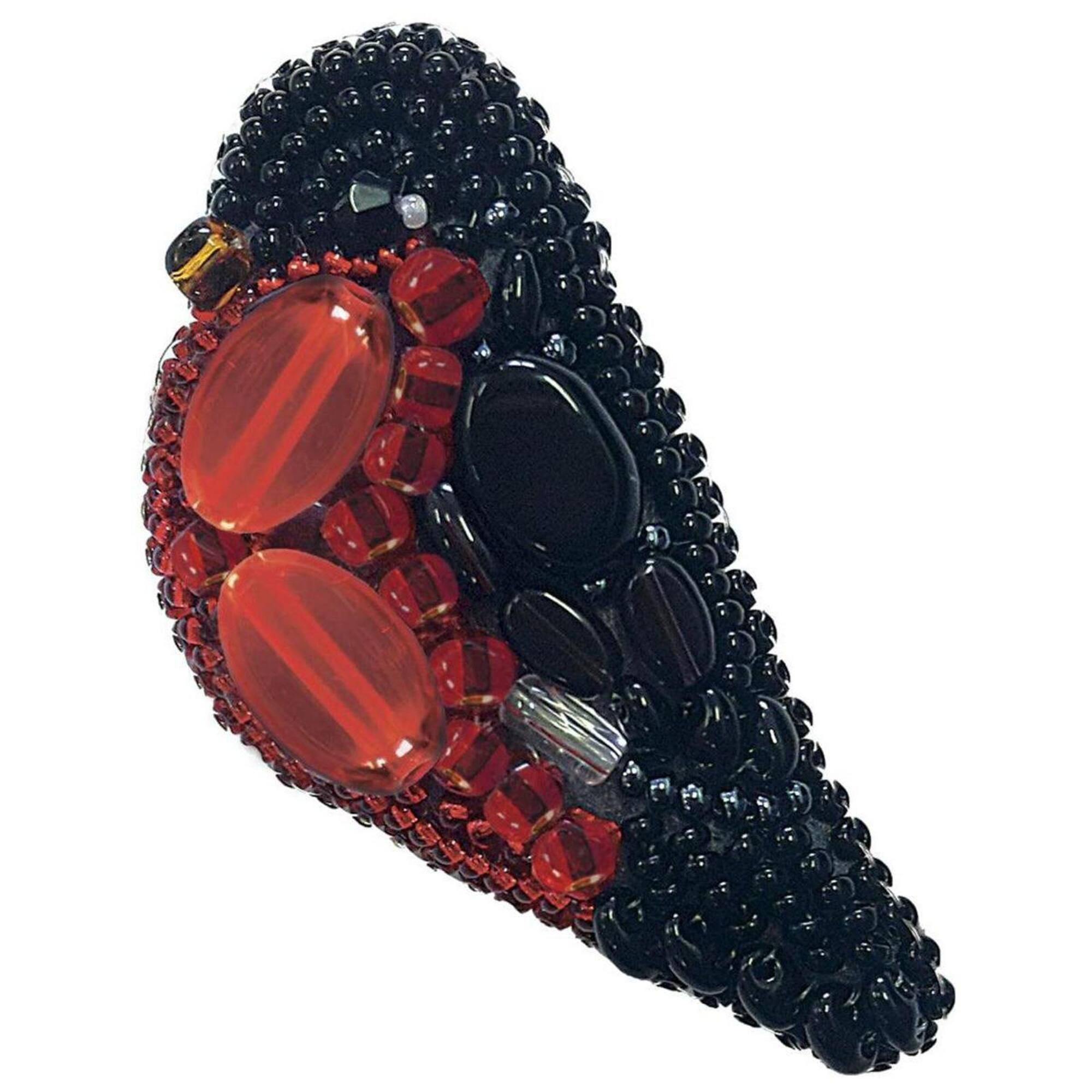 BP-192C Bullfinch Brooch Beadwork Kit